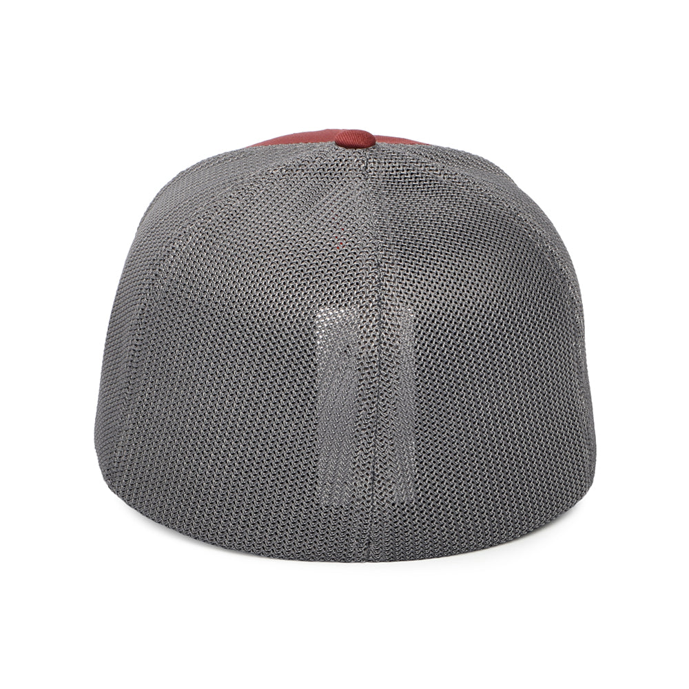 Gorra de camionero Peaceful Perspective Flexfit de Columbia - Vino-Gris