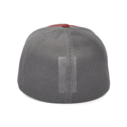 Gorra de camionero Peaceful Perspective Flexfit de Columbia - Vino-Gris