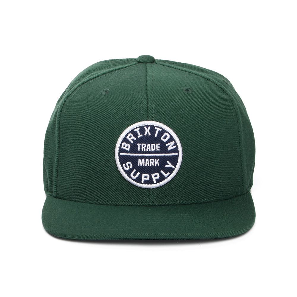 Gorra Snapback Oath III de Brixton - Verde Pino