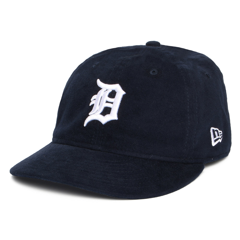 Gorra de béisbol 59FIFTY corona retro MLB Moleskin Premium Detroit Tigers de New Era - Azul Marino-Blanco