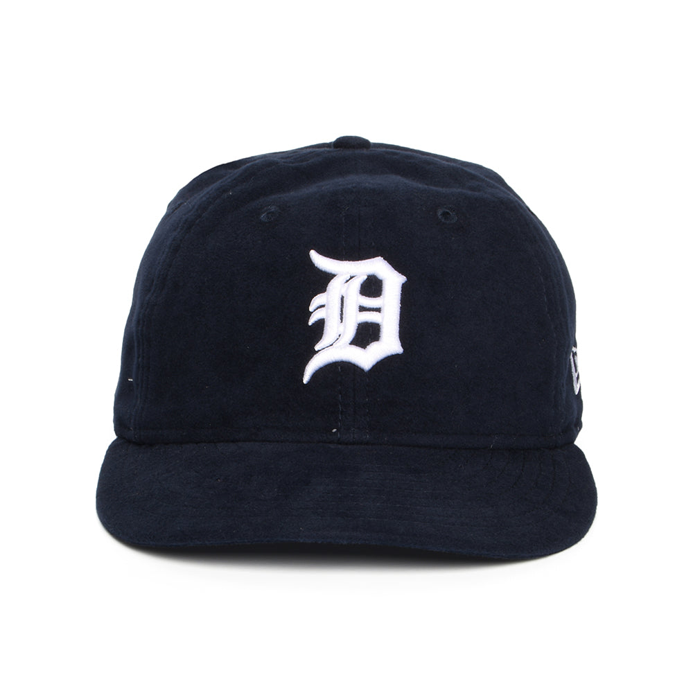 Gorra de béisbol 59FIFTY corona retro MLB Moleskin Premium Detroit Tigers de New Era - Azul Marino-Blanco