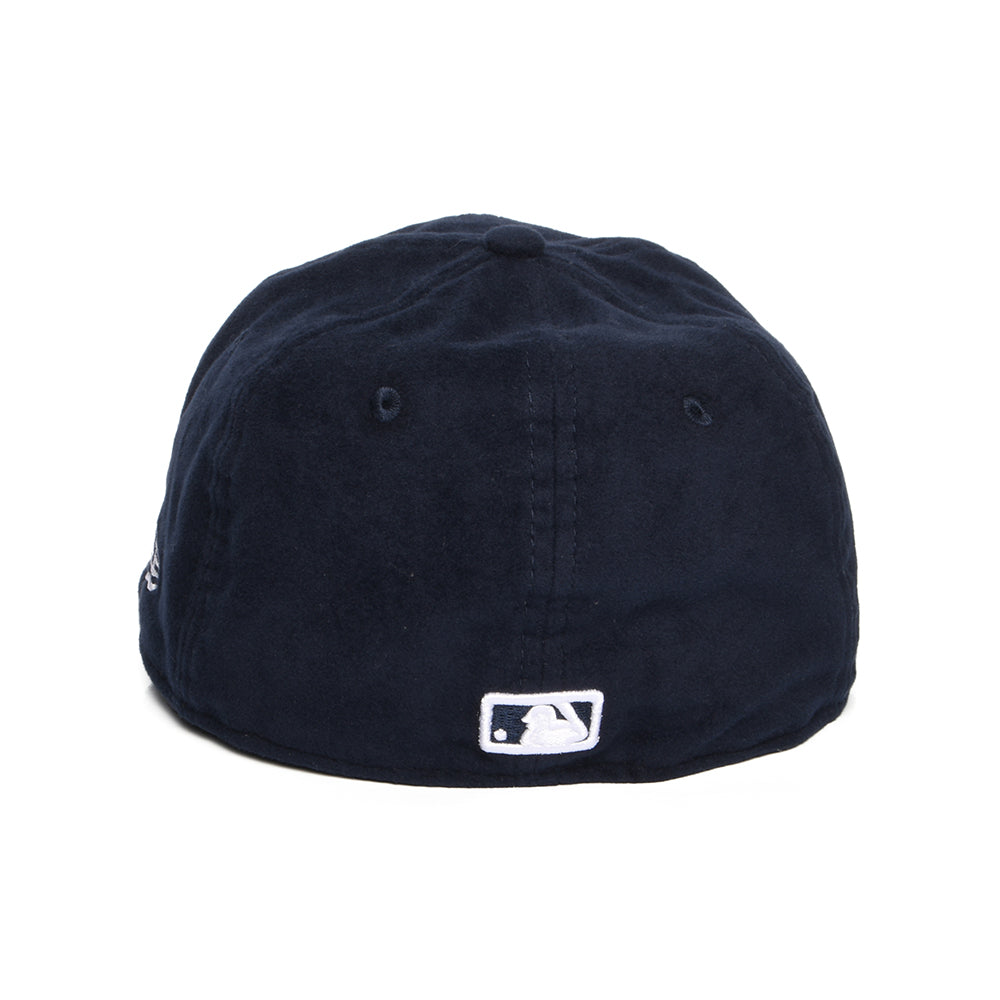 Gorra de béisbol 59FIFTY corona retro MLB Moleskin Premium Detroit Tigers de New Era - Azul Marino-Blanco