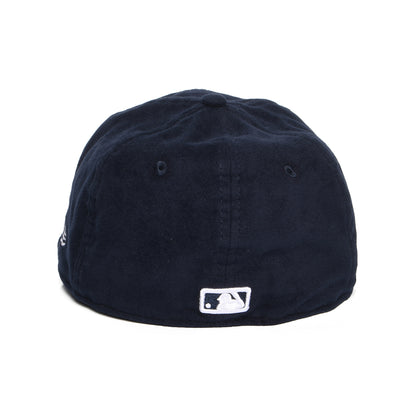 Gorra de béisbol 59FIFTY corona retro MLB Moleskin Premium Detroit Tigers de New Era - Azul Marino-Blanco