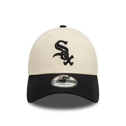 Gorra de béisbol 9FORTY - MLB Colourblock Chicago White Sox de New Era - Crema-Negro