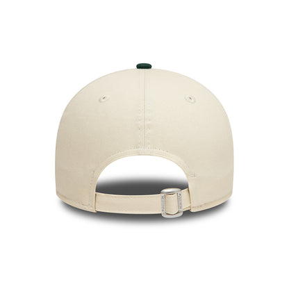 Gorra de béisbol 9FORTY MLB Colourblock Oakland Athletics de New Era - Crema-Verde Oscuro