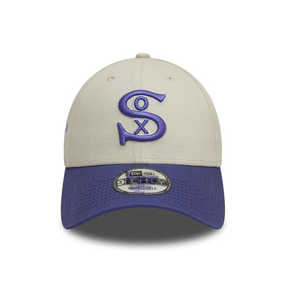 Gorra de béisbol 9FORTY - MLB World Series Patch Chicago White Sox de New Era - Blanco Marfil-Tinta