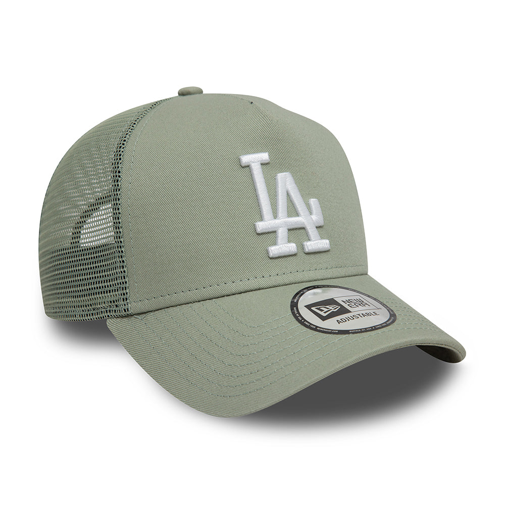 Gorra Trucker A-Frame MLB League Essential L.A. Dodgers de New Era - Salvia-Blanco