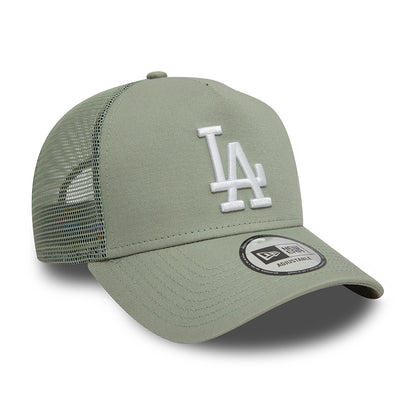 Gorra Trucker A-Frame MLB League Essential L.A. Dodgers de New Era - Salvia-Blanco