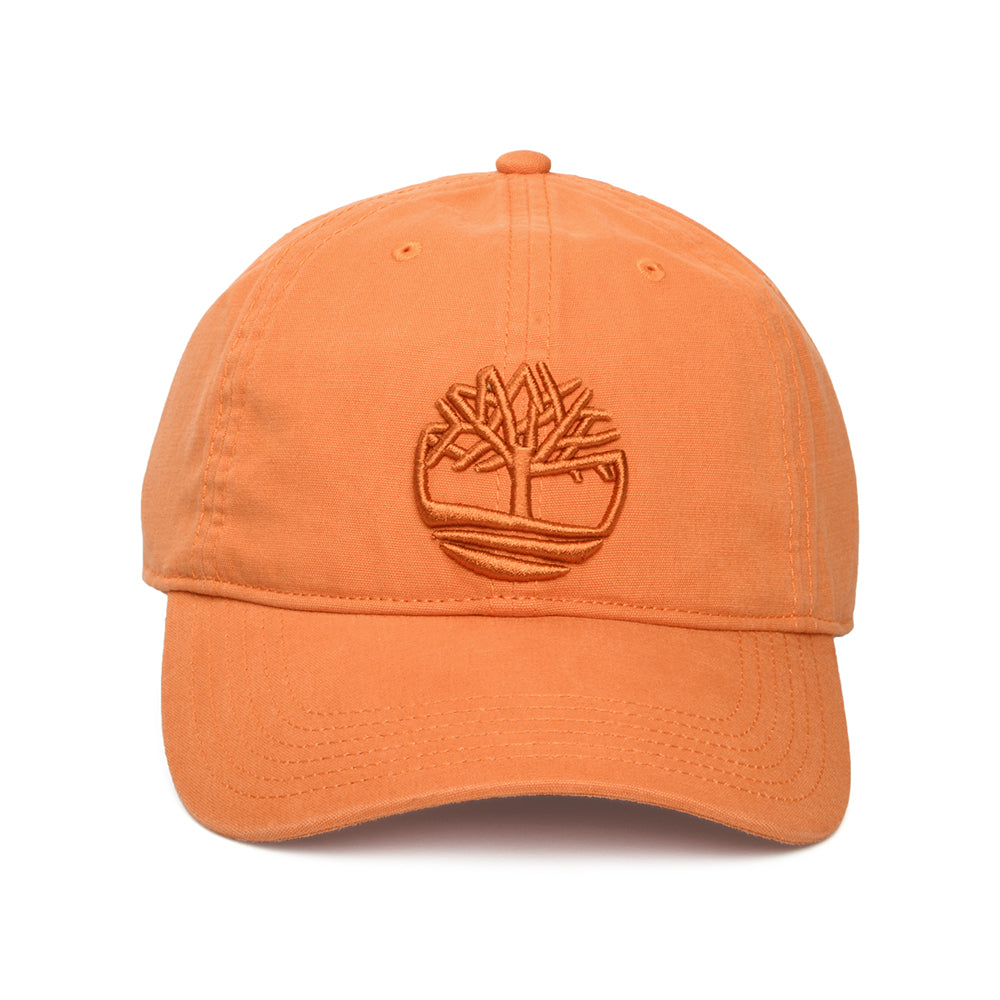 Gorra de béisbol Soundview de lona de algodón de Timberland - Rojo Óxido