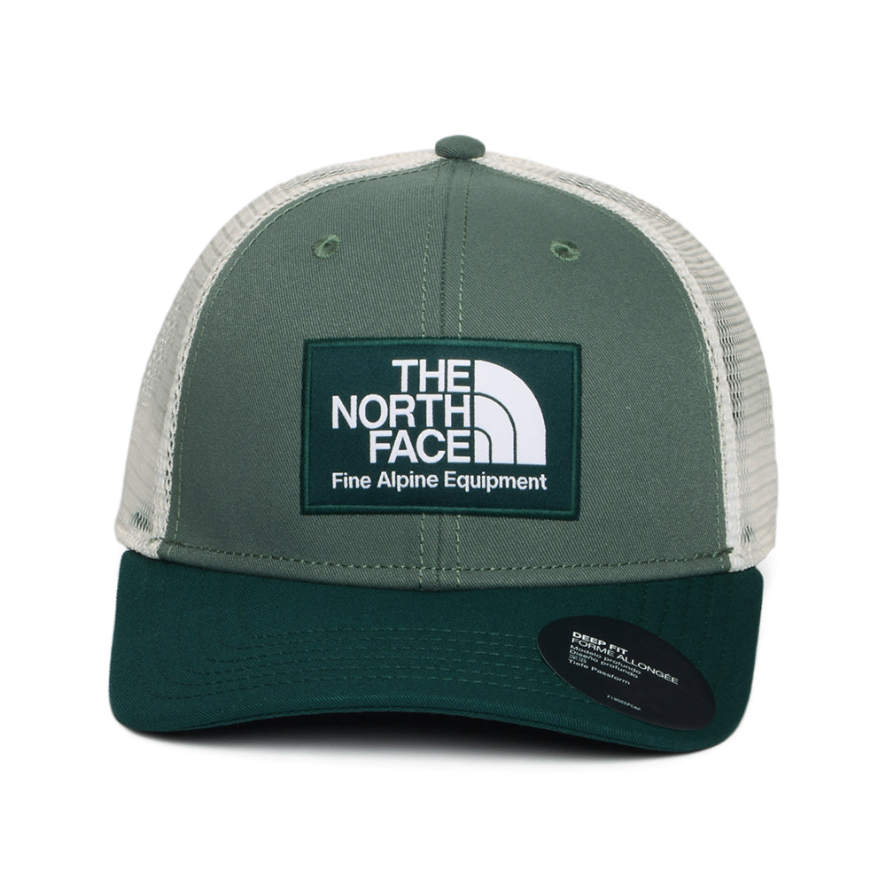Gorra Trucker Mudder ajuste profundo Reciclado de The North Face - Salvia-Bosque-Blanco