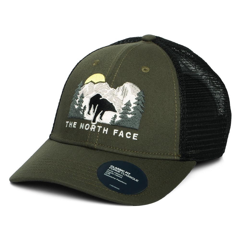 Gorra de camionero Mudder bordado reciclada de The North Face - Verde Oliva