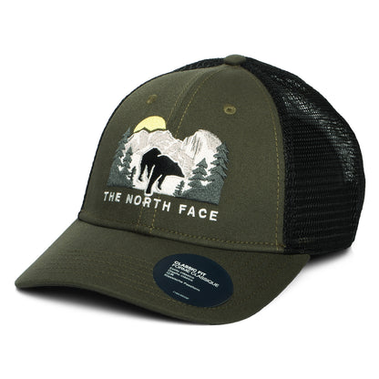 Gorra de camionero Mudder bordado reciclada de The North Face - Verde Oliva