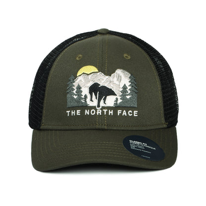 Gorra de camionero Mudder bordado reciclada de The North Face - Verde Oliva
