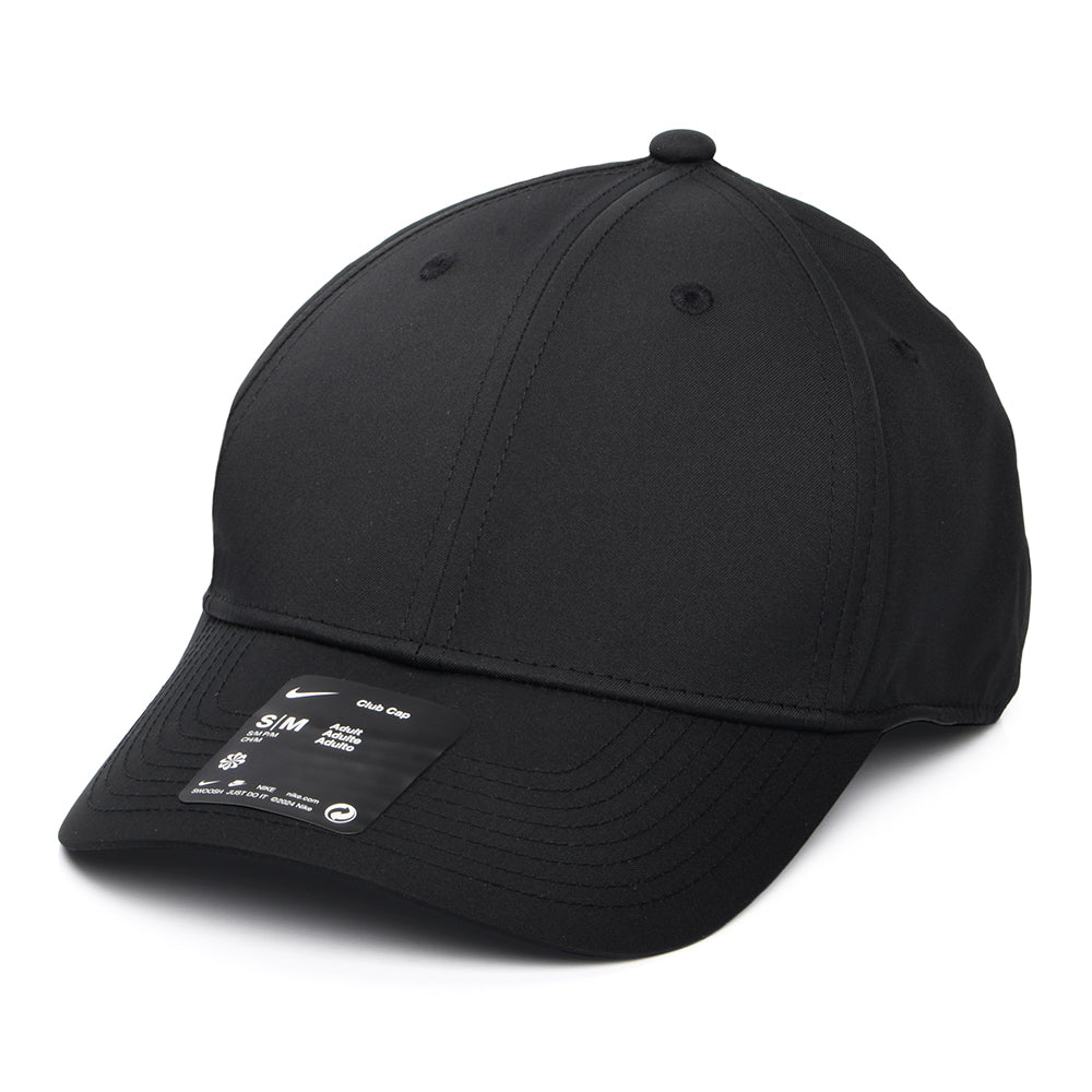 Gorra de béisbol Dri-Fit Estructurada Logo Trasero de Nike Golf - Negro-Blanco