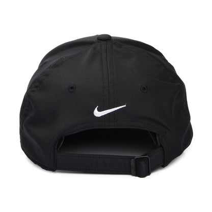 Gorra de béisbol Dri-Fit Estructurada Logo Trasero de Nike Golf - Negro-Blanco