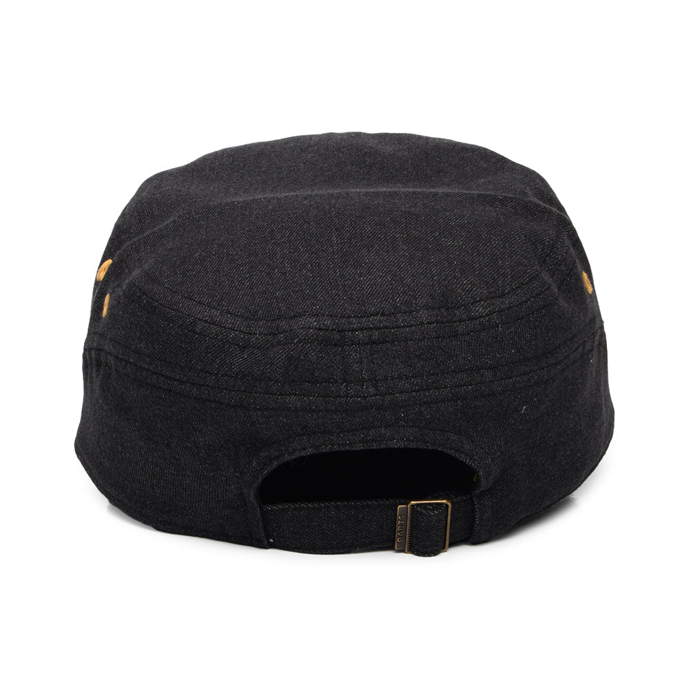 Gorra militar Montaña de algodón de Barts - Negro