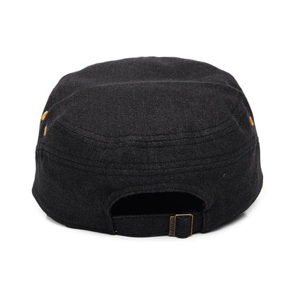 Gorra militar Montaña de algodón de Barts - Negro
