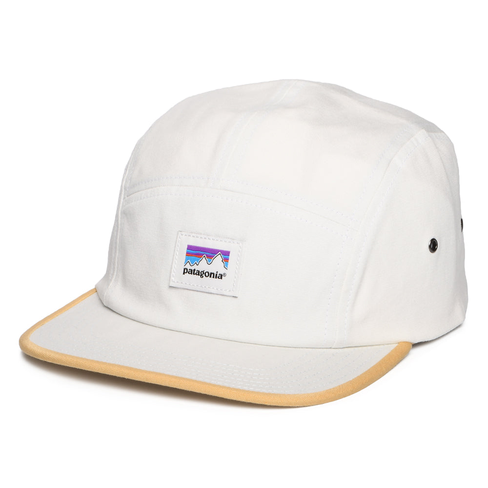 Gorra 5 paneles Graphic Maclure de algodón orgánico de Patagonia - Crema