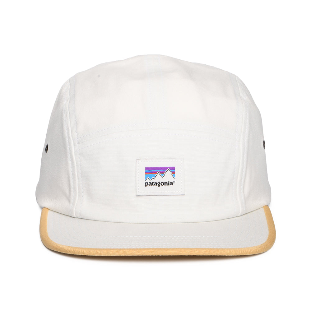 Gorra 5 paneles Graphic Maclure de algodón orgánico de Patagonia - Crema