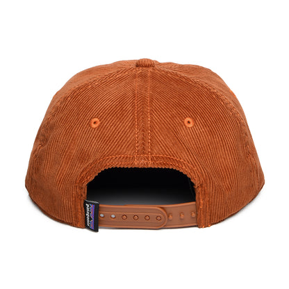 Gorra Snapback 73 Skyline de pana de Patagonia - Siena-Tostado