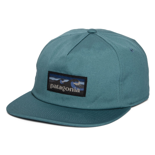 Gorra de béisbol Boardshort de algodón orgánico de Patagonia - Azul Verdoso Oscuro