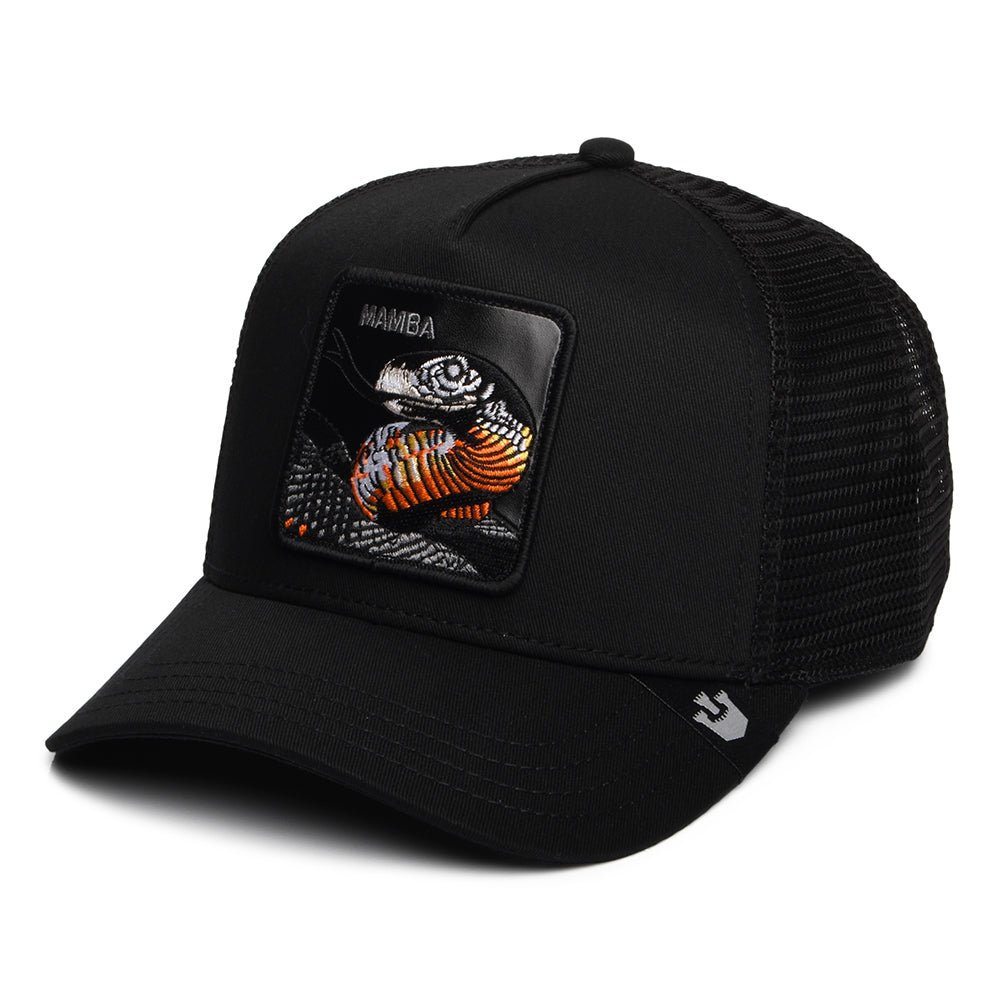 Gorra de camionero Mamba de Goorin - Negro