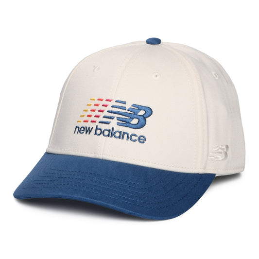 Gorra Snapback Athletics Logo Mutlicolor de New Balance - Blanco Roto-Azul