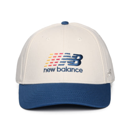 Gorra Snapback Athletics Logo Mutlicolor de New Balance - Blanco Roto-Azul