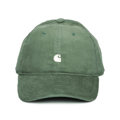 Gorra de béisbol Harlem de pana de Carhartt WIP - Verde Oliva Claro