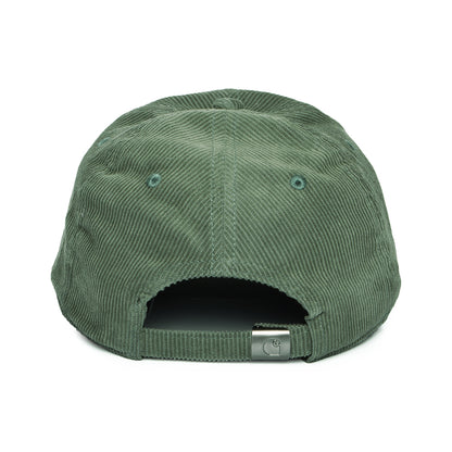 Gorra de béisbol Harlem de pana de Carhartt WIP - Verde Oliva Claro