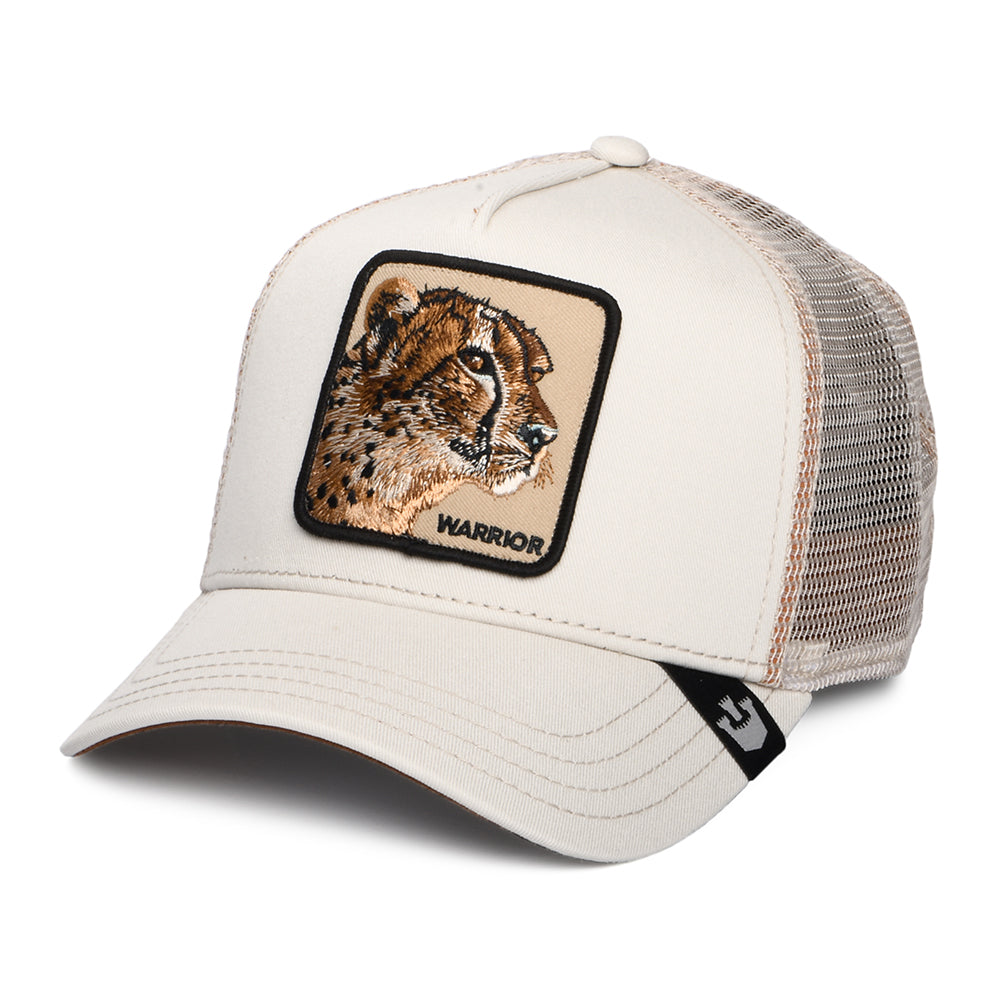 Gorra de camionero Guepardo Guerrero de Goorin - Crema