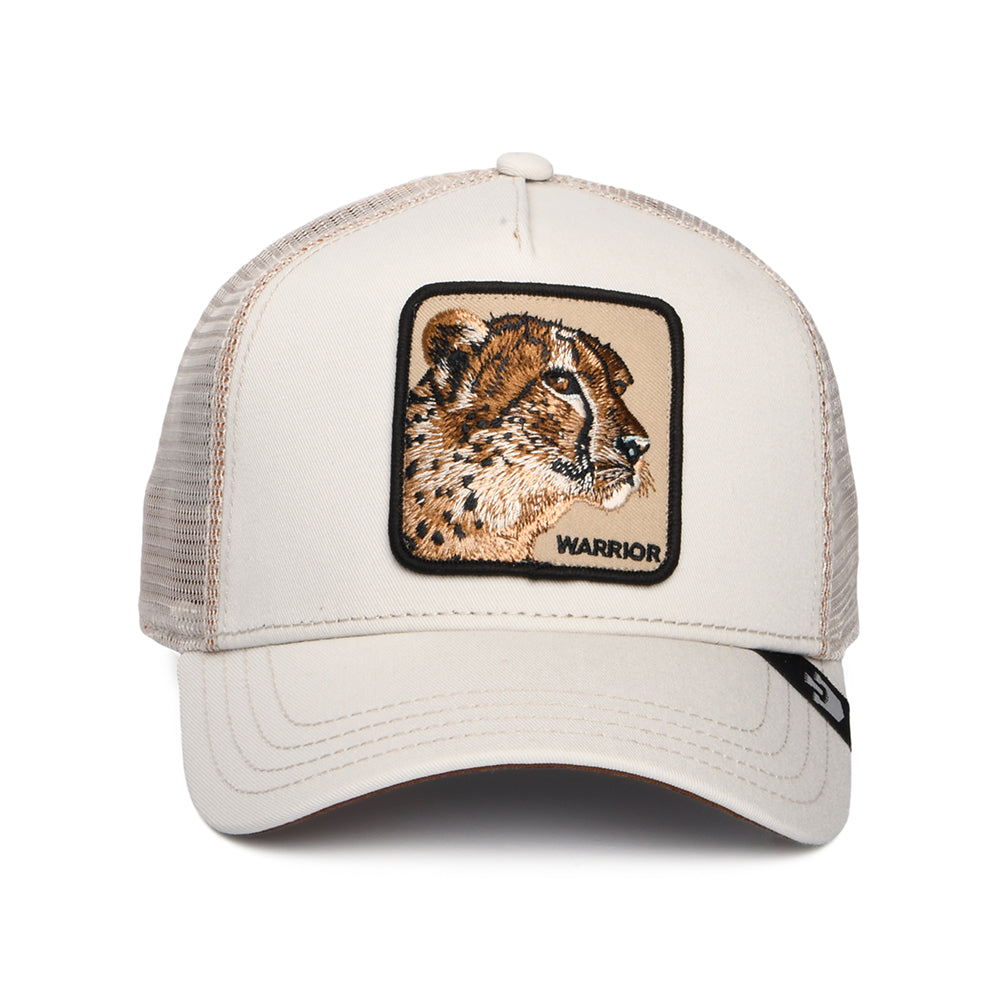 Gorra de camionero Guepardo Guerrero de Goorin - Crema