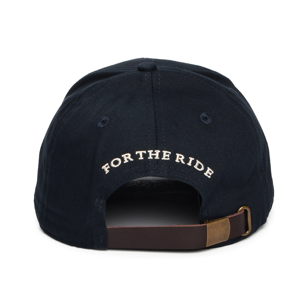 Gorra de béisbol Forecourt de algodón de Triumph Motorcycles - Indigo
