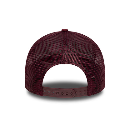 Gorra de camionero A-Frame MLB League Essential L.A. Dodgers de New Era - Burdeos-Blanco
