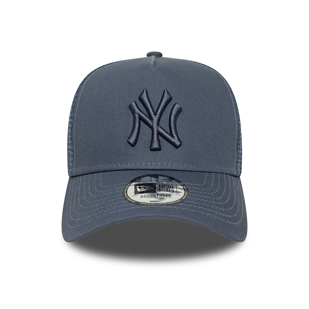 Gorra Trucker A-Frame MLB League Essential New York Yankees de New Era - Azul Pizarra