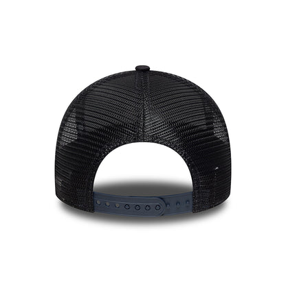Gorra de camionero A-Frame con parche NE de New Era - Azul Marino