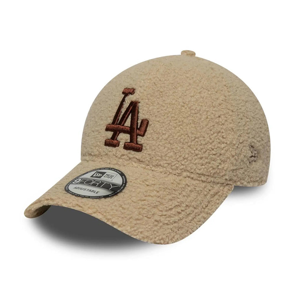 Gorra de béisbol 9FORTY MLB Borg L.A. Dodgers de New Era - Beige-Marrón