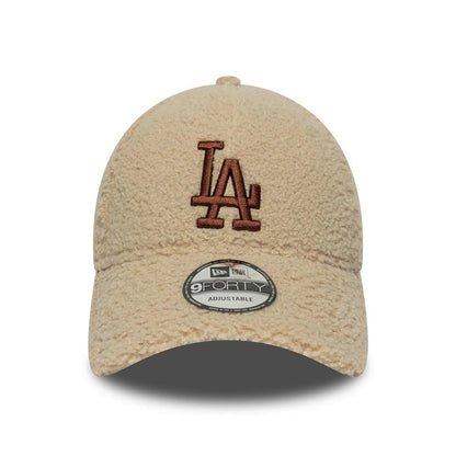 Gorra de béisbol 9FORTY MLB Borg L.A. Dodgers de New Era - Beige-Marrón