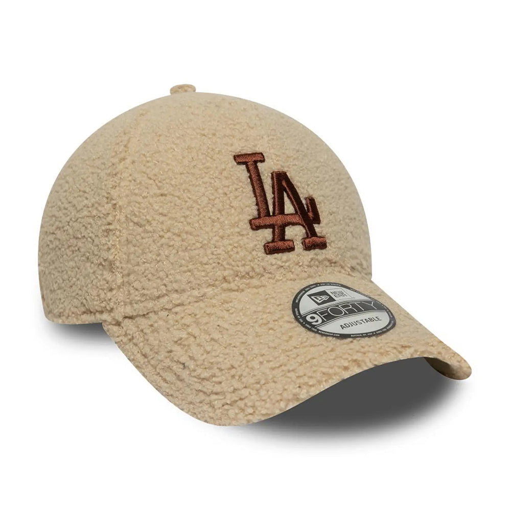 Gorra de béisbol 9FORTY MLB Borg L.A. Dodgers de New Era - Beige-Marrón