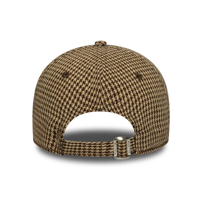 Gorra de béisbol 9TWENTY MLB Hountstooth L.A. Dodgers de New Era - Beige-Marrón