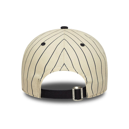 Gorra de béisbol 9TWENTY MLB Pinstripe New York Yankees de New Era - Crema-Azul Marino