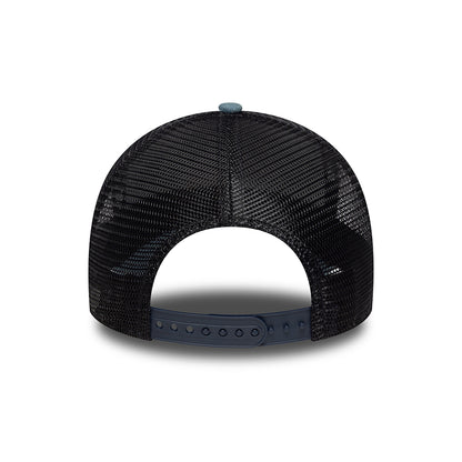 Gorra de camionero A-Frame NE Denim Patch de New Era - Azul Marino