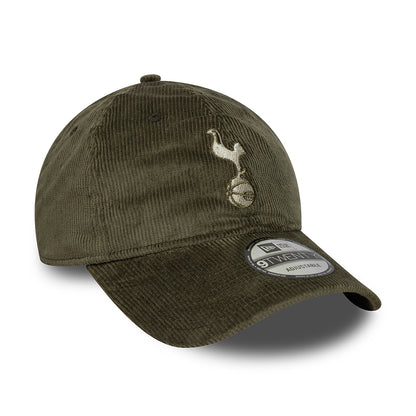 Gorra de béisbol 9TWENTY con cordón Tottenham Hotspur FC de New Era - Verde Oliva