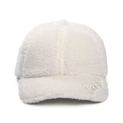 Gorra de béisbol Celano de sherpa de imitación de Vans - Crema