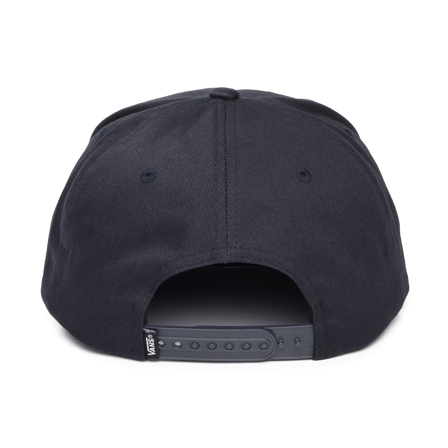 Gorra Snapback Drop V Logo visera curvada de Vans - Medianoche-Blanco