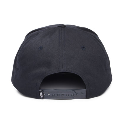 Gorra Snapback Drop V Logo visera curvada de Vans - Medianoche-Blanco