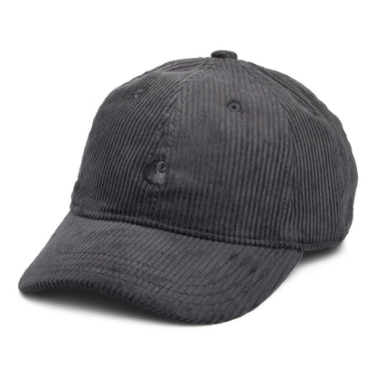 Gorra de béisbol Harlem de pana Wale de Carhartt WIP - Grafito