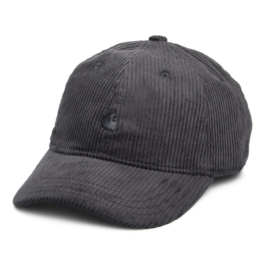 Gorra de béisbol Harlem de pana Wale de Carhartt WIP - Grafito