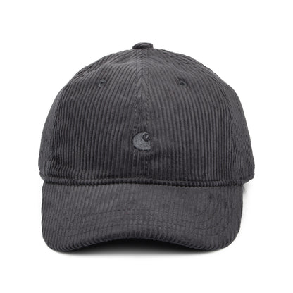 Gorra de béisbol Harlem de pana Wale de Carhartt WIP - Grafito