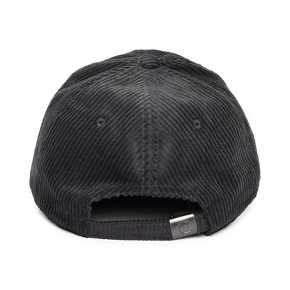 Gorra de béisbol Harlem de pana Wale de Carhartt WIP - Grafito